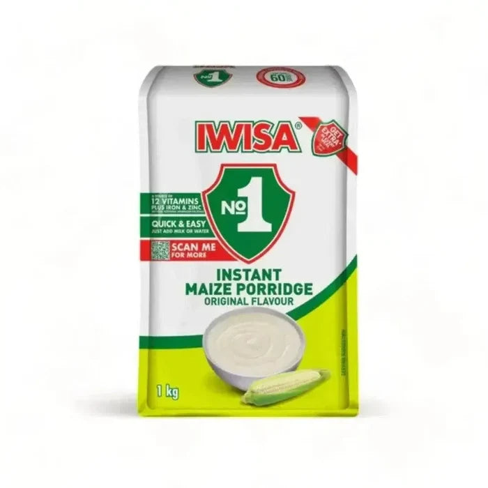 IWISA Instant Maize Porridge 1kg original flavor breakfast pack