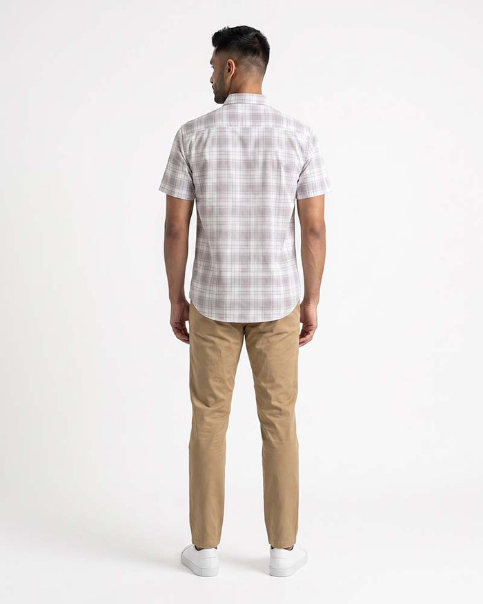 JOBBS SHORT SLEEVE CHECK SHIRT