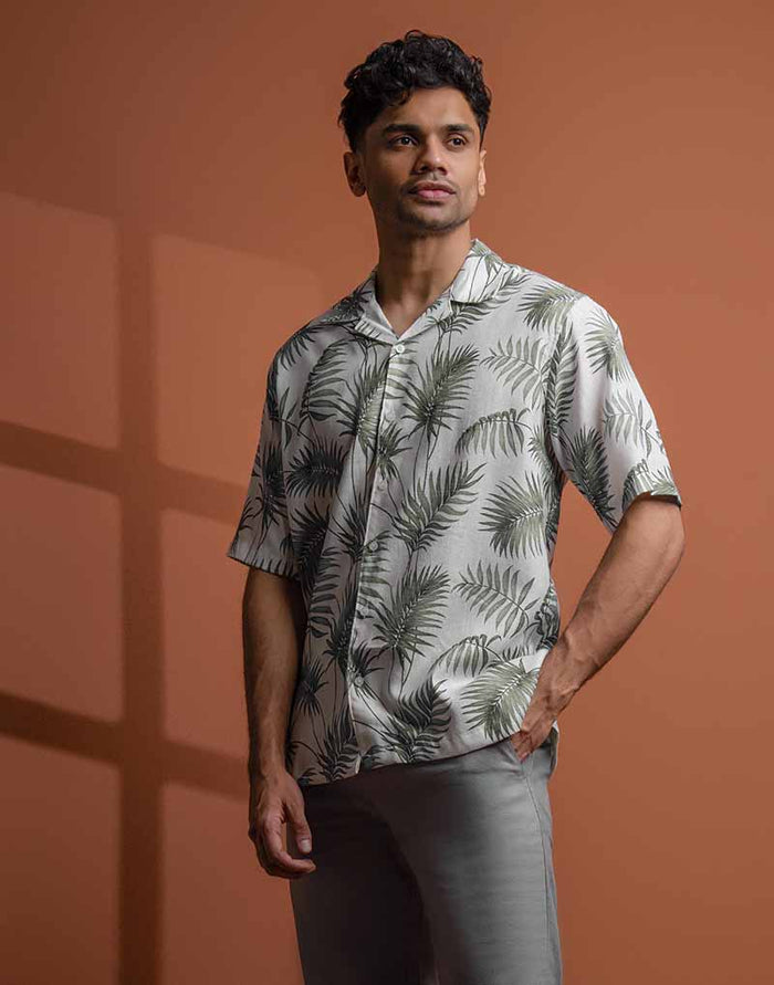 JOBBS SHORT SLEEVE PRINTED  SHIRT
