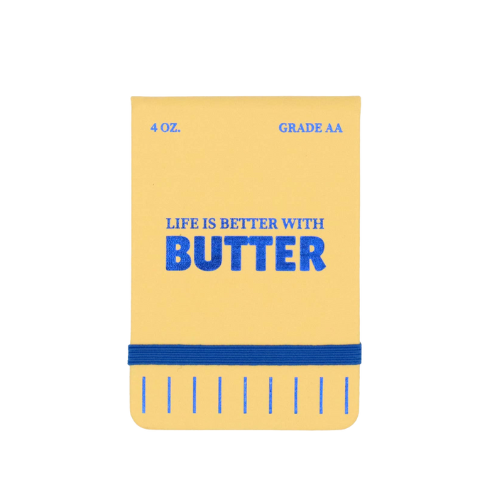 Journal Life is Better with Butter Leatherette Pocket Journal