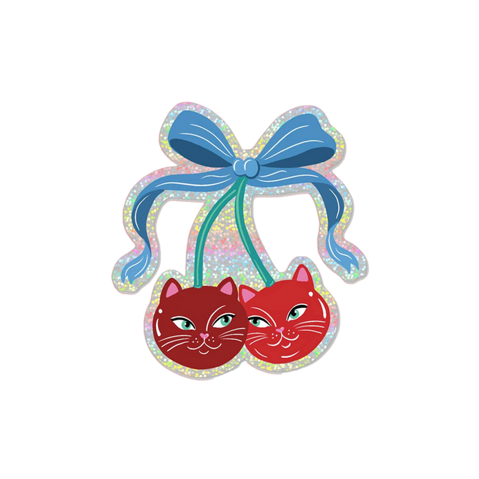 Kitty Cherries Sticker