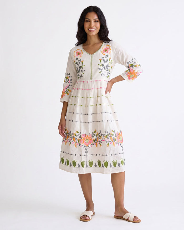 LADIES EMBROIDERY DRESS