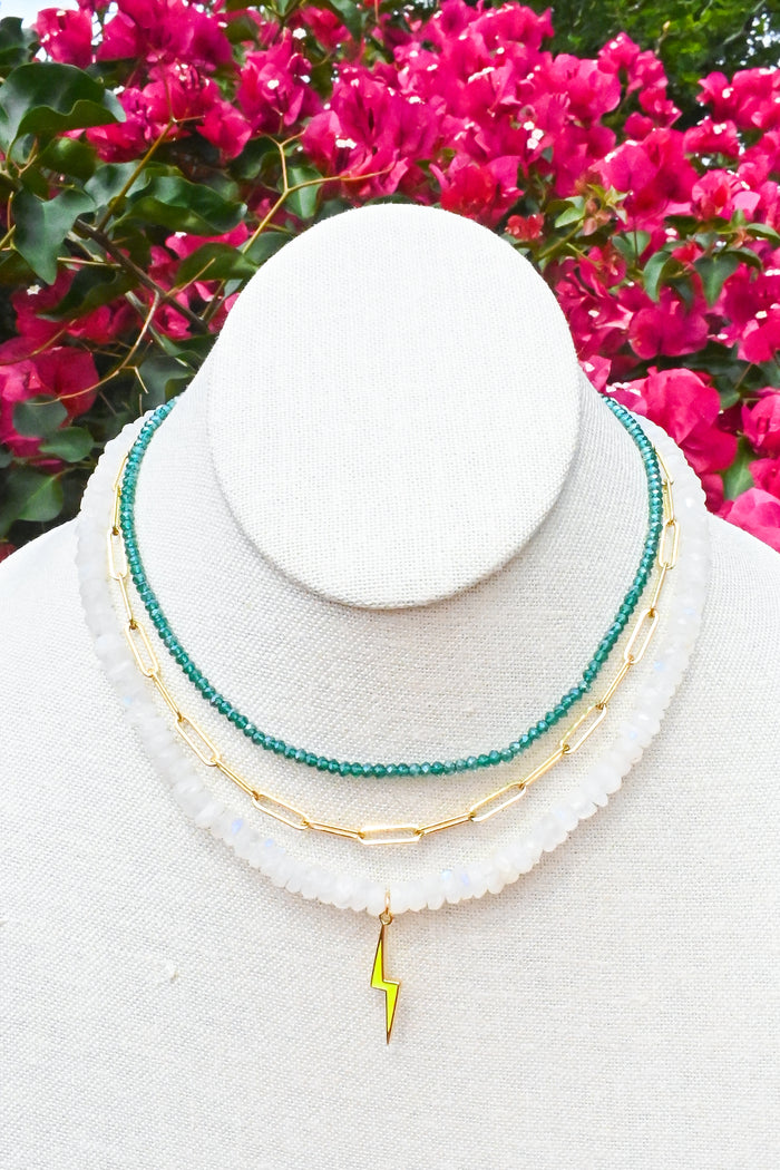 Lagoon Crystal Choker Necklace