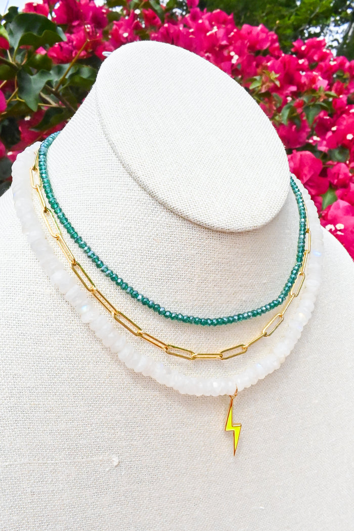 Lagoon Crystal Choker Necklace