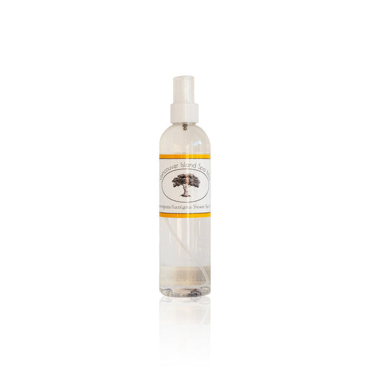 Turn your shower into a luxurious spa experience. Natural body spray scented with essential oils. Made on Vancouver Island in BC, Canada.