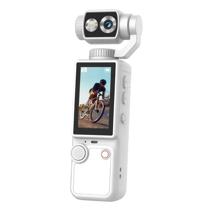 Lenovo Q8 4K Portable Action Camera – Wearable Pocket Cam for Travel, Motorcycle Riding & Vlogging