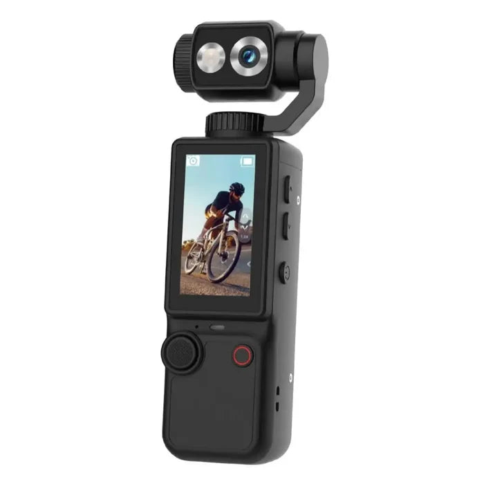 Lenovo Q8 4K Portable Action Camera – Wearable Pocket Cam for Travel, Motorcycle Riding & Vlogging