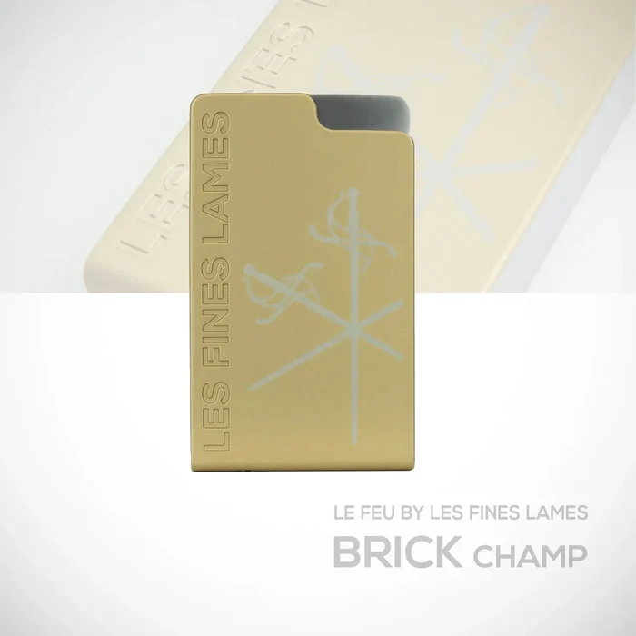 Les Fines Lames Le Feu Brick Lighter Champagne - LF4403003