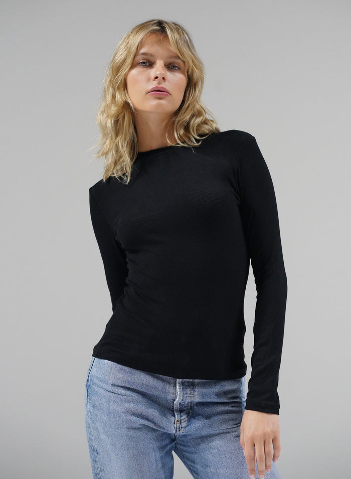 DALSTON RIBBED LONG SLEEVE