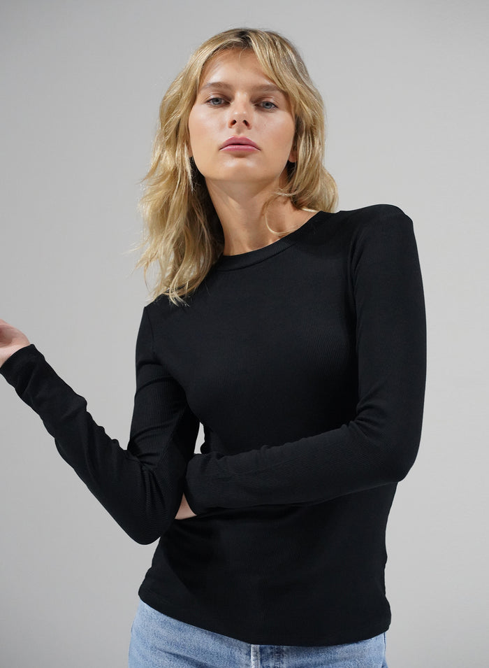 DALSTON RIBBED LONG SLEEVE