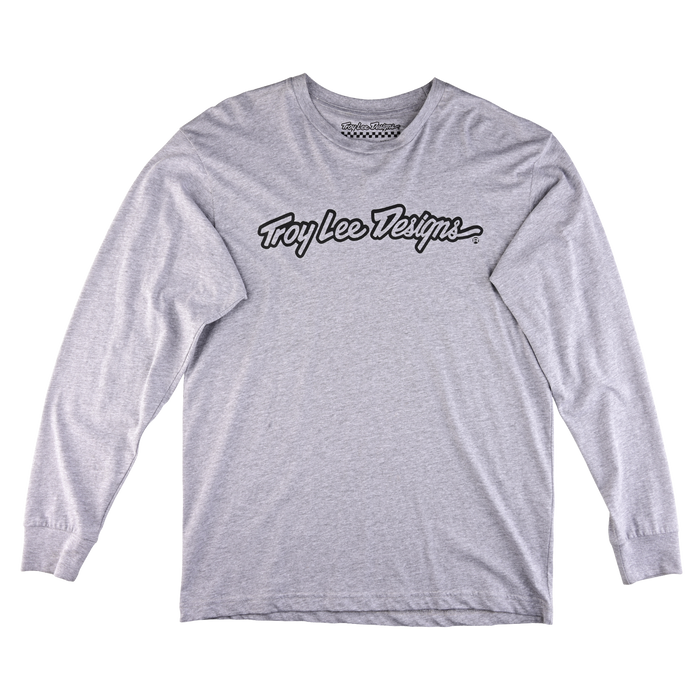 Long Sleeve Tee Signature Heather Gray