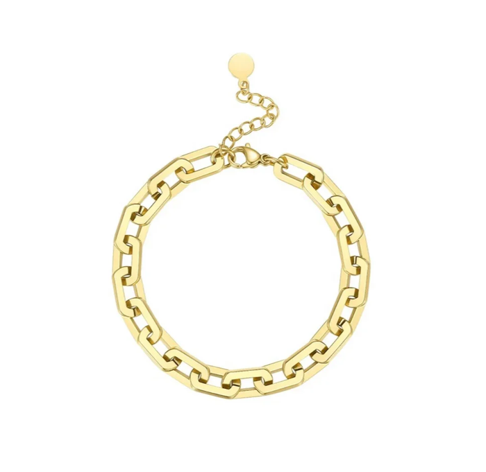 Looking Good Gold Link Bracelet Chansutt Pearls