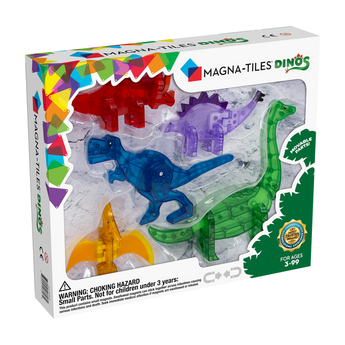 Magna-Tiles Dinos 5-Piece Set