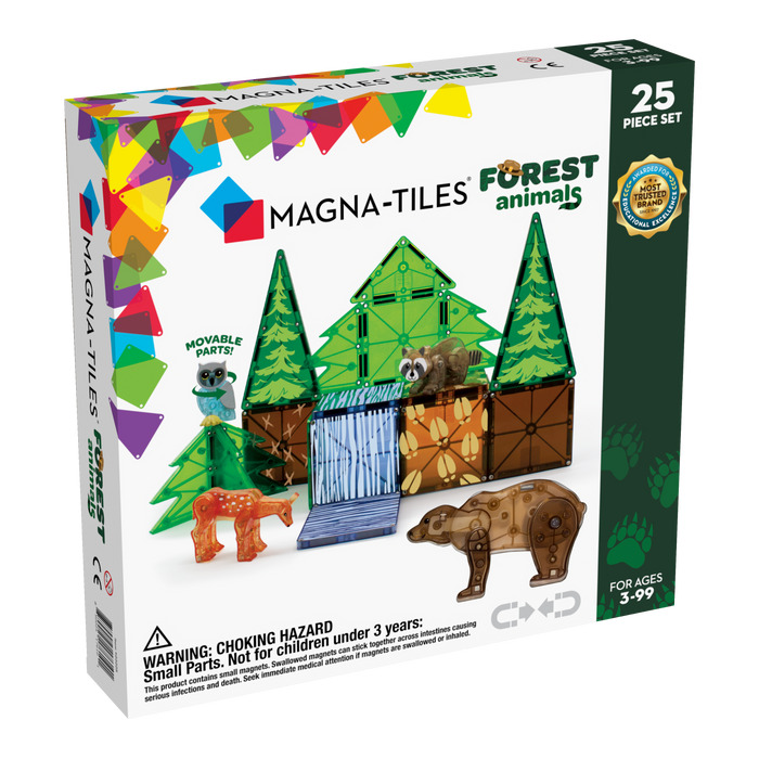 Magna-Tiles Forest Animals 25-Piece Set