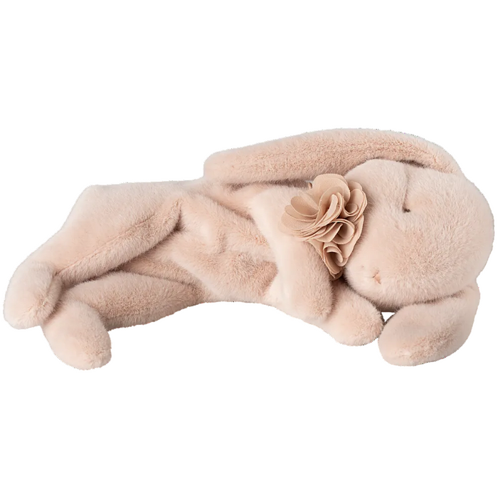 Maileg Sleeping bunny plush, Small Powder