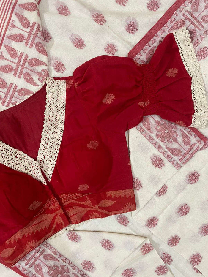 Malini in Red Puff