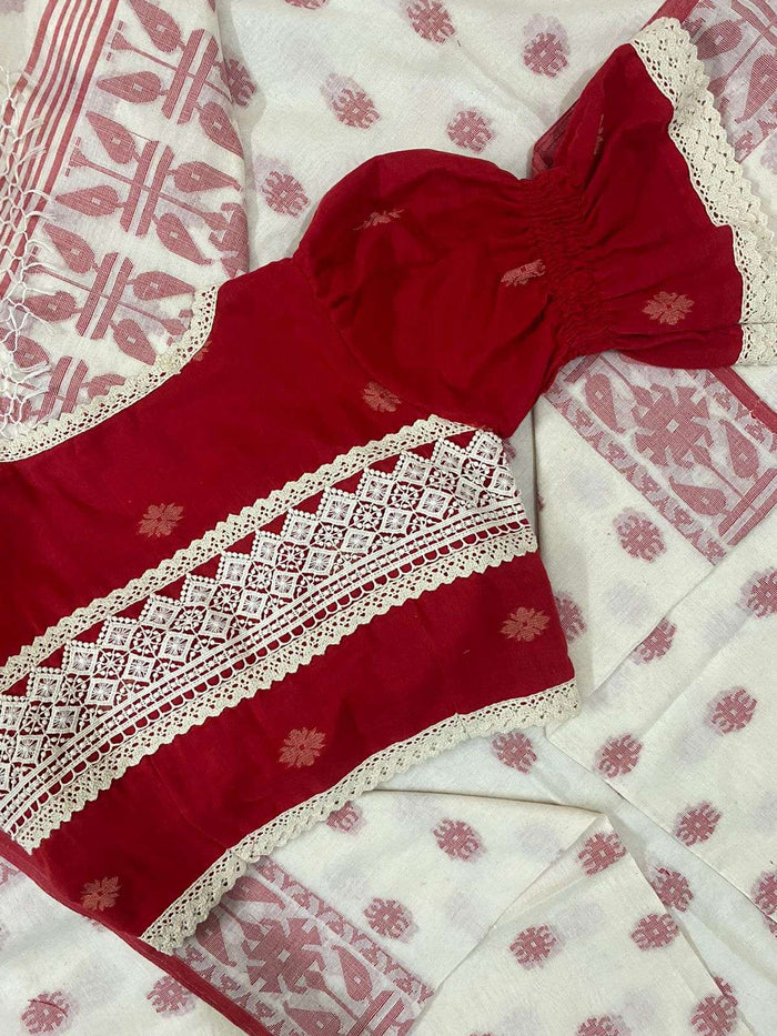 Malini in Red Puff