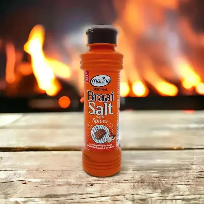 Marina Braai Salt Original 400G coarse sea salt blend with spices for South African braai
