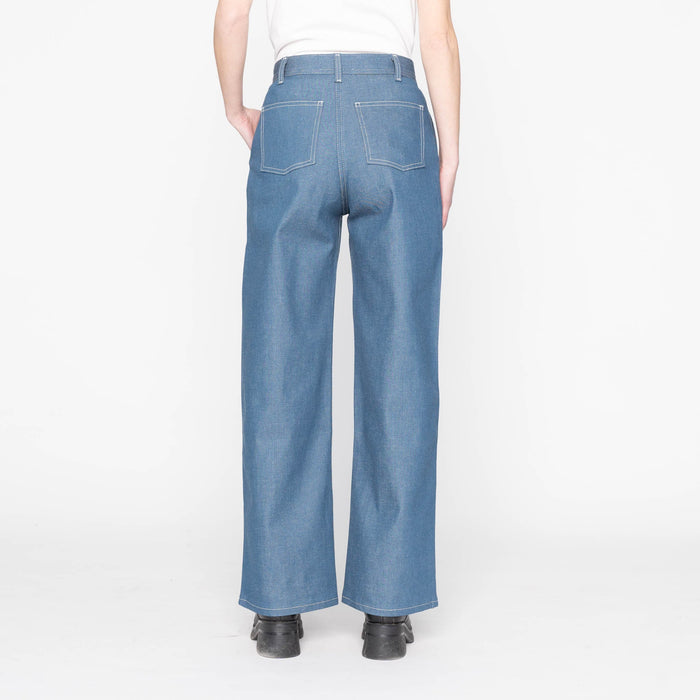 Maudie - Antique Blue Denim Stretch by Naked & Famous Denim