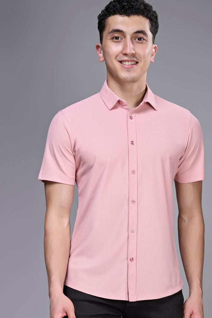 Mauve Smart Tech Shirt Shirts Maxzone Clothing M