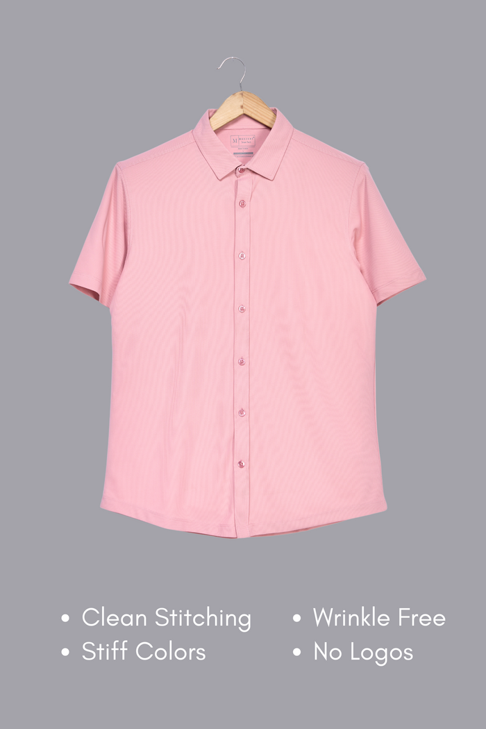 Mauve Smart Tech Shirt Shirts Maxzone Clothing
