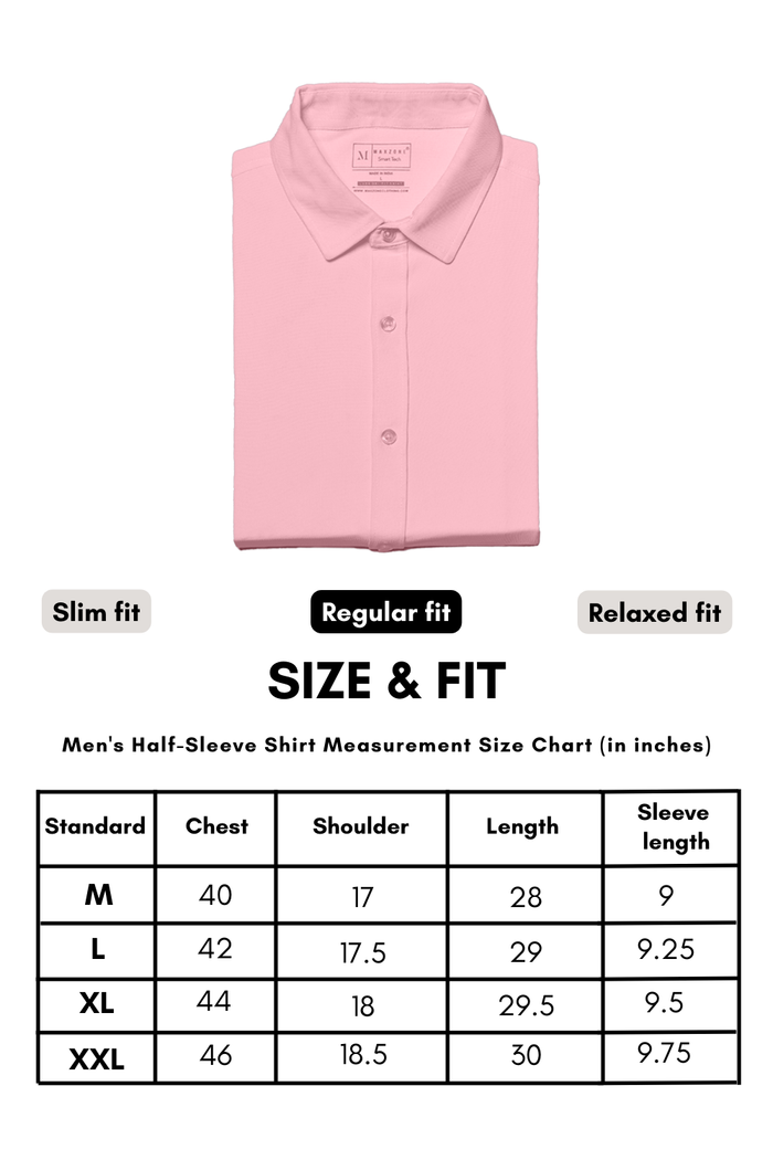 Mauve Smart Tech Shirt Shirts Maxzone Clothing