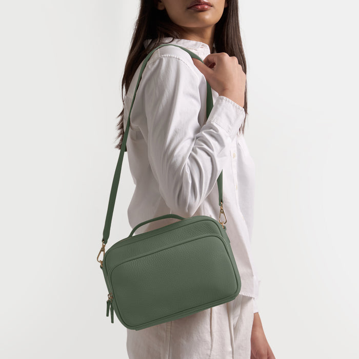 Meadow Large Satchel Moss