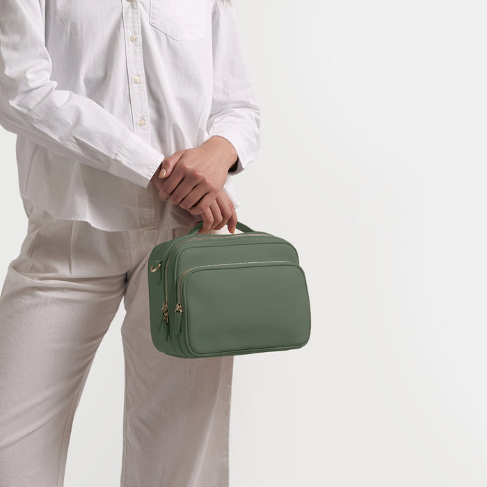 Meadow Large Satchel Moss