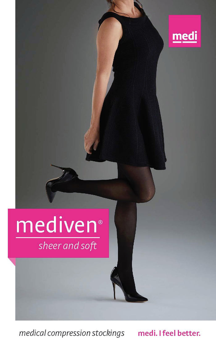 Medi Sheer & Soft Pantyhose 8-15mmHg - Compression Level: Mild 8-15 MmHG - Female - Leg