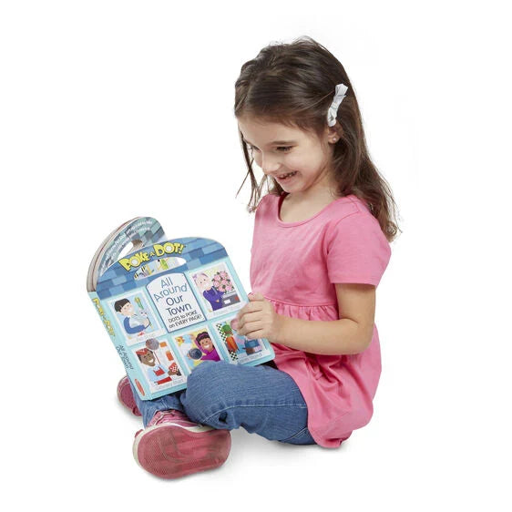 Melissa & Doug Poke-A-Dot All Around Book: All Around Our Town