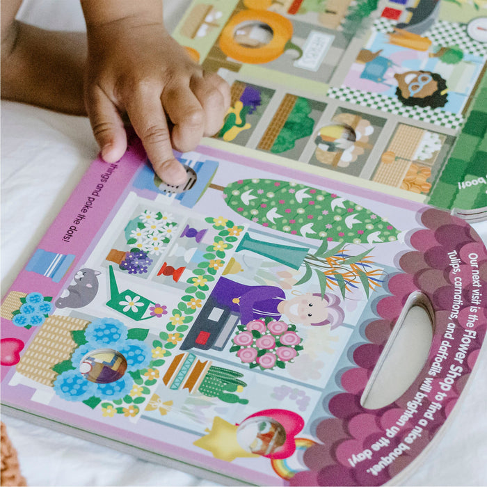 Melissa & Doug Poke-A-Dot All Around Book: All Around Our Town