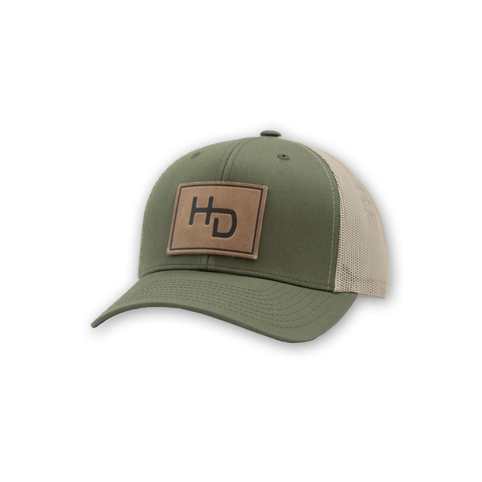 Merc Square Leather Patch Cap