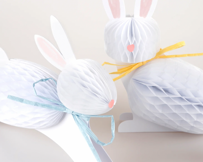 Meri Meri  Bunny Honeycomb Decorations