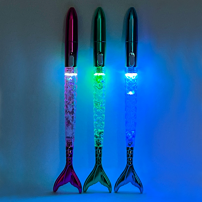 Mermaid Led Light Up Pens