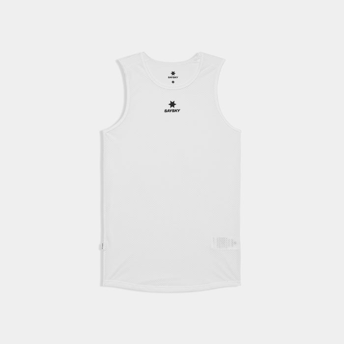 Saysky Mesh Base Layer Singlet White 101 SM30004