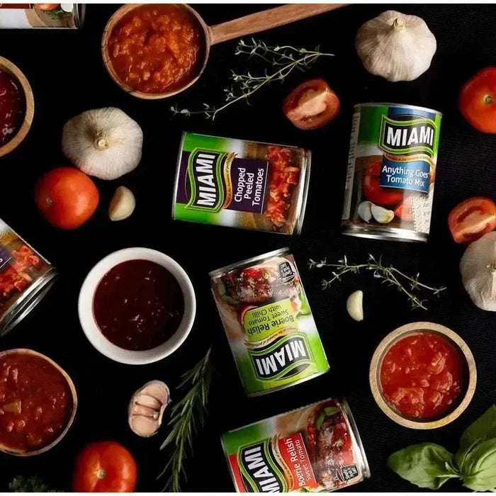 Miami Boerie Relish Sweet Tomato with Chilli 450g packaging