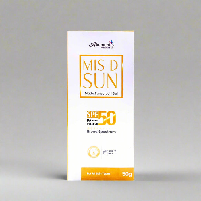 Mis D Sun Matte Sunscreen Gel SPF 50 PA++++