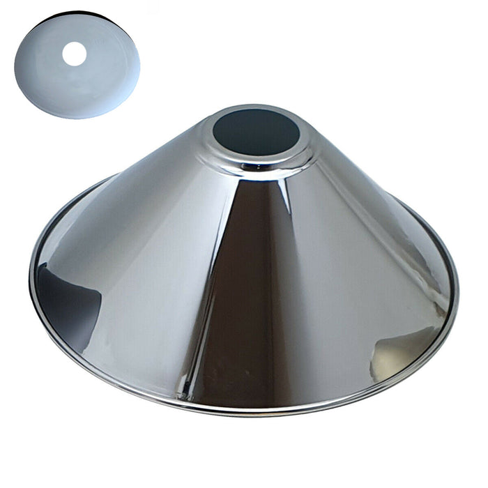 Modern Ceiling Pendant Light Shades Chrome Colour Lamp Shades Easy Fit~1106