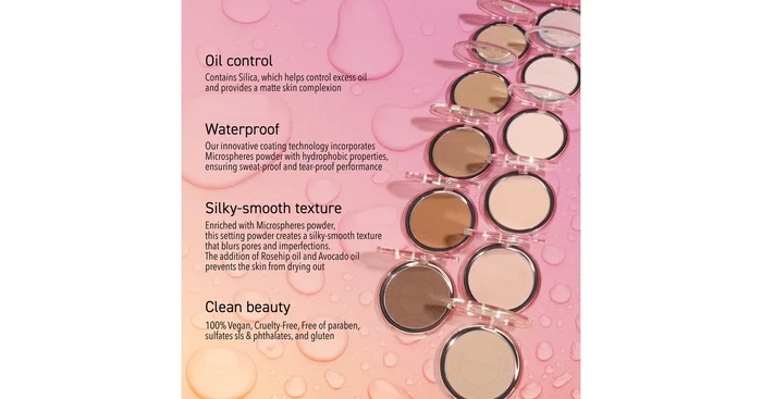 MOIRA Soft Focus Waterproof Setting Powder (0.41oz/11.5g) #350