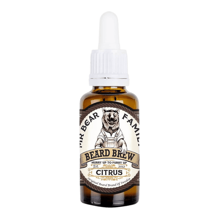 Mr Bear Family Beard Brew skjeggolje - Citrus 30 ml