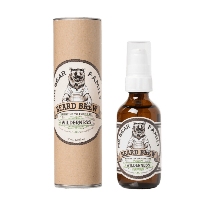 Mr Bear Family Beard Brew skjeggolje - Wilderness 60 ml