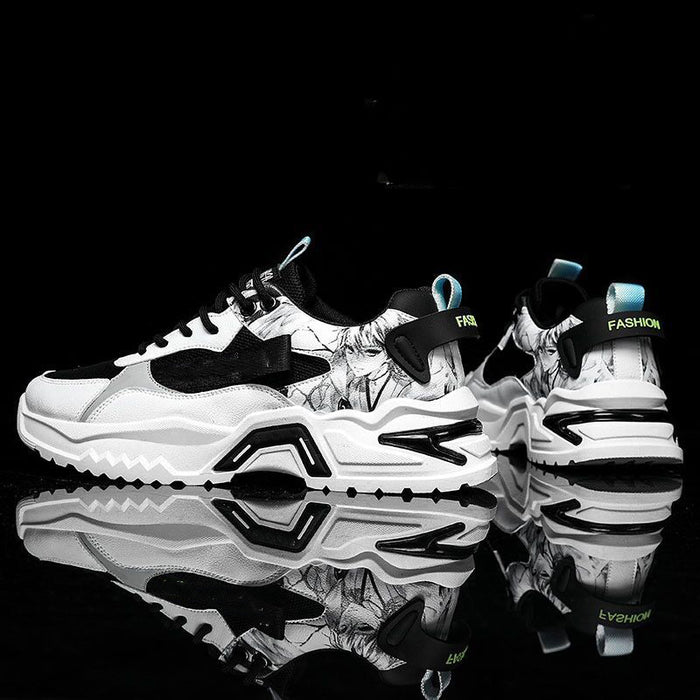 MS877 - Retro Gradient Casual Shoes