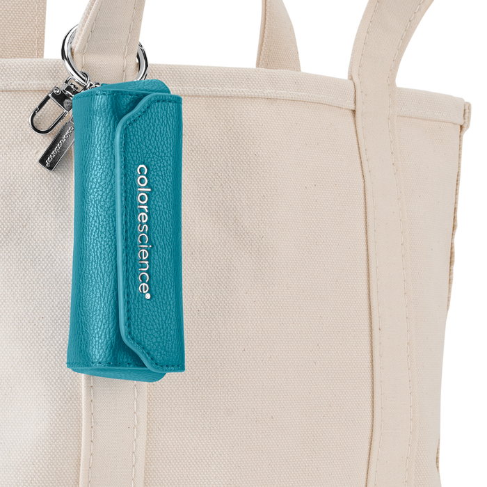Brush holder attached to canvas tote || all
