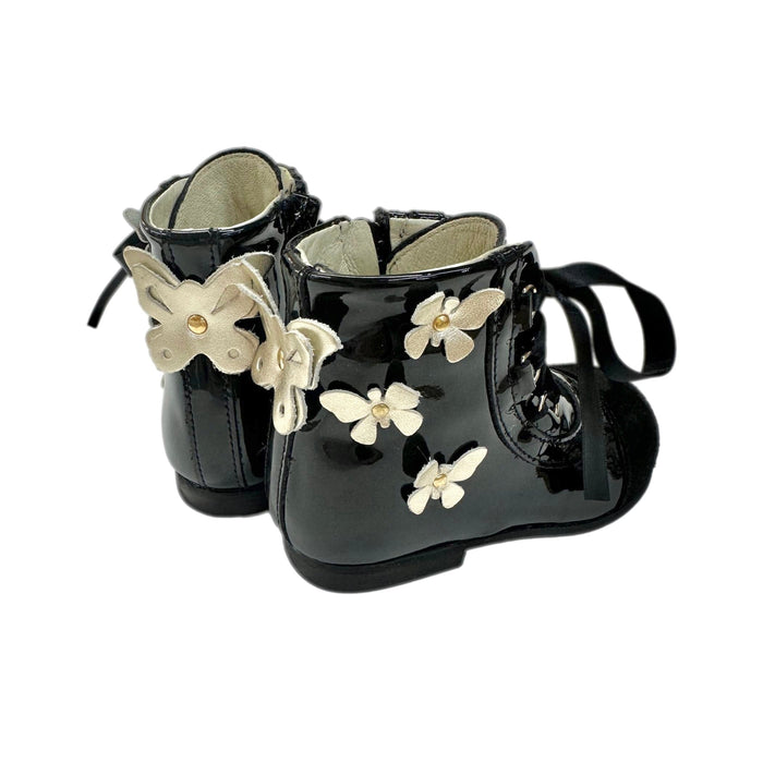 Noir Butterfly Boots - Petite Maison Kids