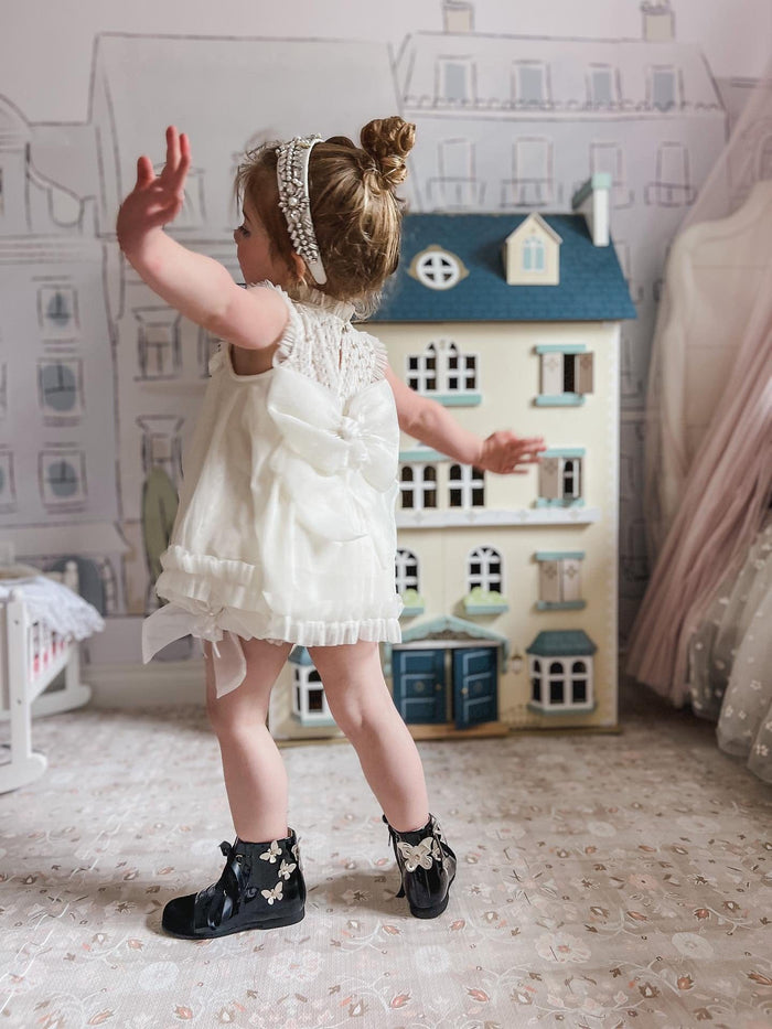 Noir Butterfly Boots - Petite Maison Kids