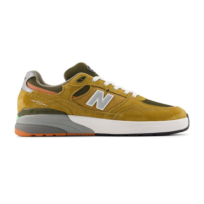 New Balance Numeric 933 Reynolds Brown Grey Nubuk Leather