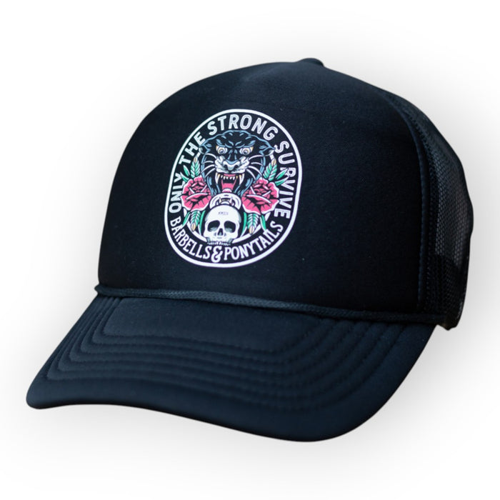 Only The Strong Survive Snapback Trucker Hat