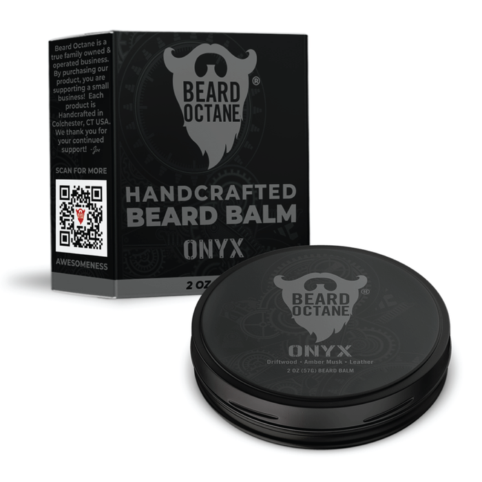 Onyx Beard Balm - Driftwood, Amber Musk & Leather