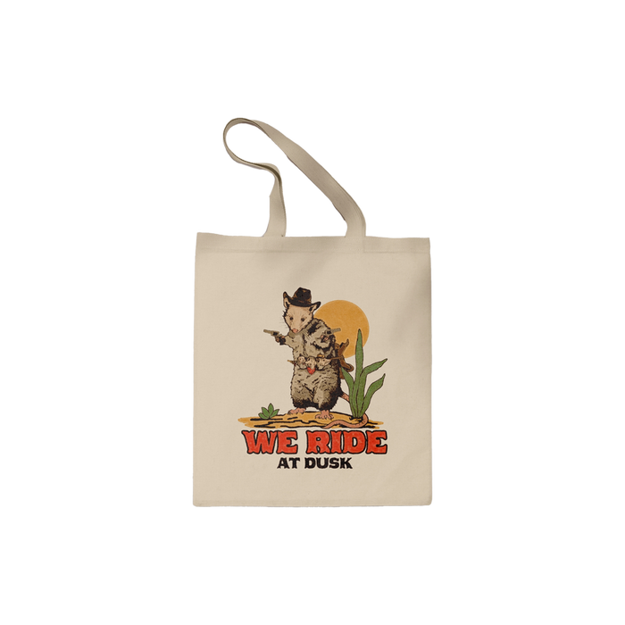 Opossum Cowboy Tote Bag