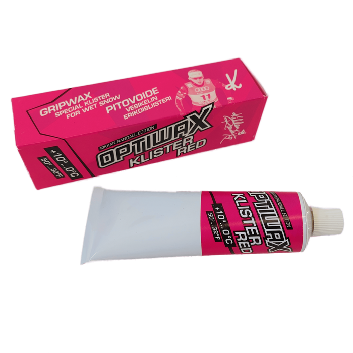 A product picture of the Optiwax Klister Red Kikkan | 55g (10C/0C)